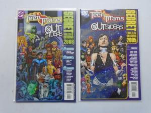 Teen Titans Outsiders Secret Files set #2003 & #2005 - 8.0 - 2003 & 2005