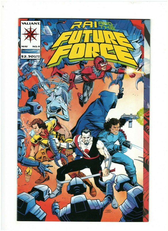 Rai and the Future Force #9 NM- 9.2 Valiant Comics 1993