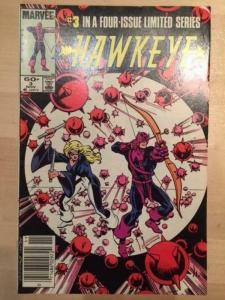 HAWKEYE #3, VF/NM, MockingBird, 1983, Avenger, more Marvel in store