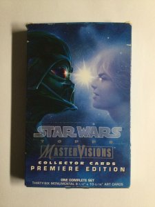 Star Wars Tops Master Visions Collector Cards Premiere Edition Complete Open