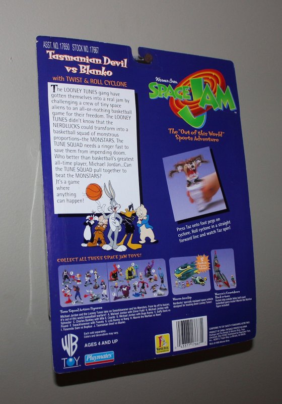 Michael Jordan Space Jam: Tasmanian Devil & Blanko Figure MOC  1996