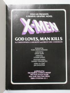 X-Men God Loves Man Kills Marvel Graphic Novel 5 1st Printing Claremont Anderson