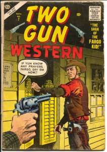 Two Gun Western #7 1956-Atlas-Fargo Kid-Joe Sinnott-VG-