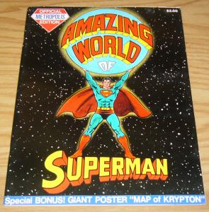 Amazing World of Superman: Metropolis Edition #1 FN dc treasury w/krypton poster