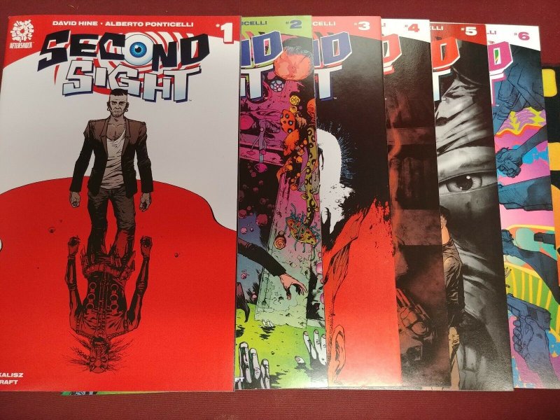 Second Sight (2016 Aftershock) #1-6 (1,2,3,4,5,6) David Hine Alberto Ponticelli 