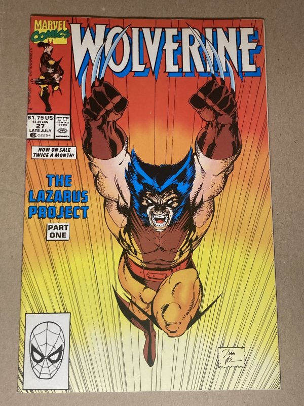 Wolverine #27 (1990) NM- Jim Lee Cover