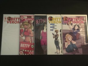 BETTY & VERONICA #1(Nine Variant Covers), 2(Three Variant Covers) VFNM Cond.