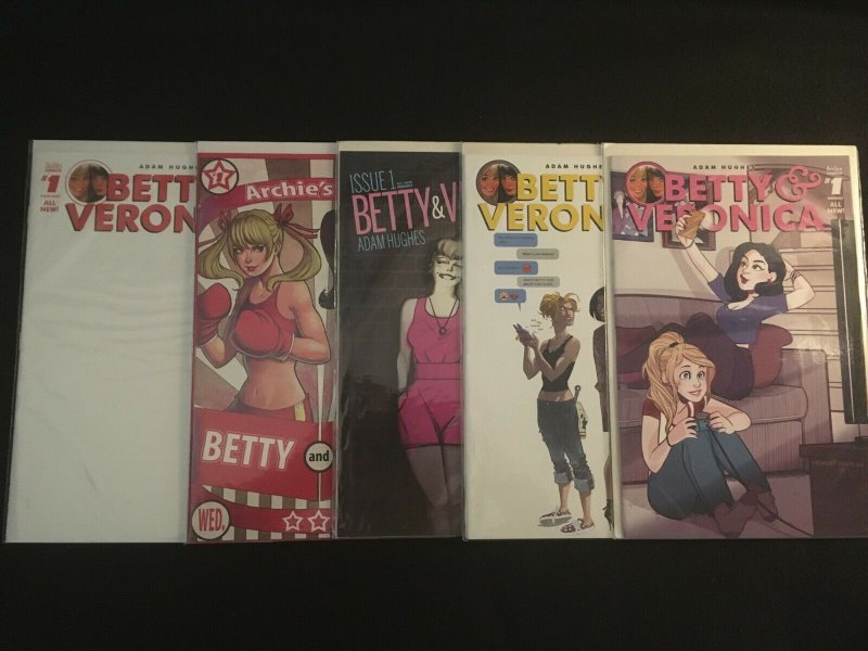 BETTY & VERONICA #1(Nine Variant Covers), 2(Three Variant Covers) VFNM Cond.