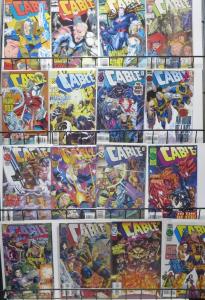 CABLE COLLECTION!60 issues! X-MEN from the future do some killing! FINE/+