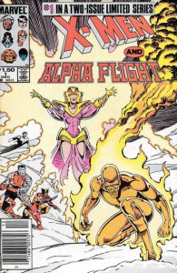 X-Men/Alpha Flight #1 (Newsstand) VG ; Marvel | low grade comic Chris Claremont