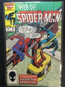 Web of Spider-Man #21 Direct Edition (1986)