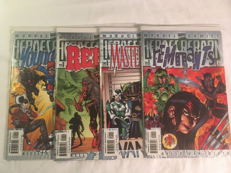 HEROES REBORN: REMNANTS, MASTERS OF EVIL, REBEL, YOUNG ALLIES #1 VFNM Condition