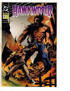 Lot Of 10 Hawkworld DC Comic Books # 11 12 13 14 15 16 17 18 19 20 Hawkman PP5