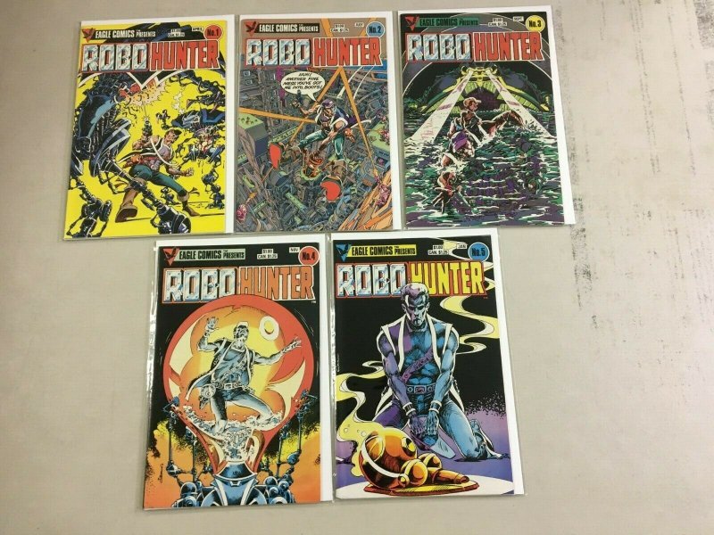 Robo Hunter set #1-5 8.0 VF (1984 Eagle)