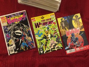 The New Warriors HUGE LOT 65 Comics All Bagged and Boarded Marvel