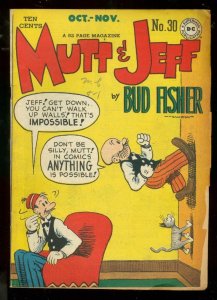 Mutt and Jeff--#30--1947--COMIC BOOK--DC--VG-