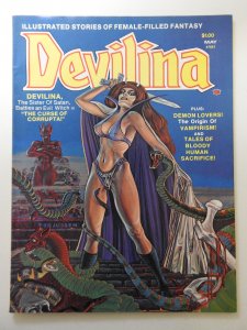 Devilina #2 (1975) Awesome Horror Magazine! Sharp VF Condition!