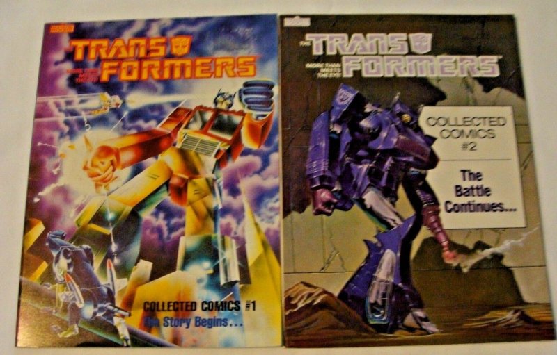 The Transformers Collected Comics #1 & #2 (1985, Marvel) Collects Issues 1-8  