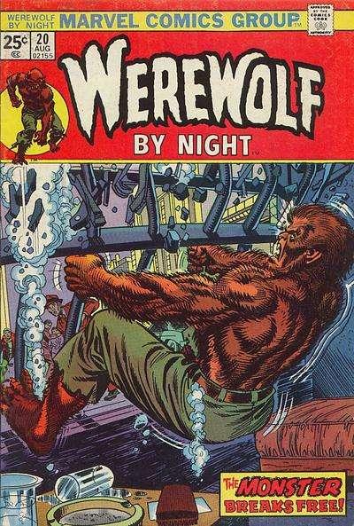 Werewolf By Night (1972 series) #20, VF- (Stock photo)