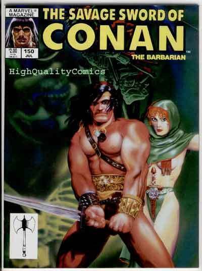 SAVAGE SWORD of CONAN #150, FN+, King Kull, Ernie Chan, Michael Golden 