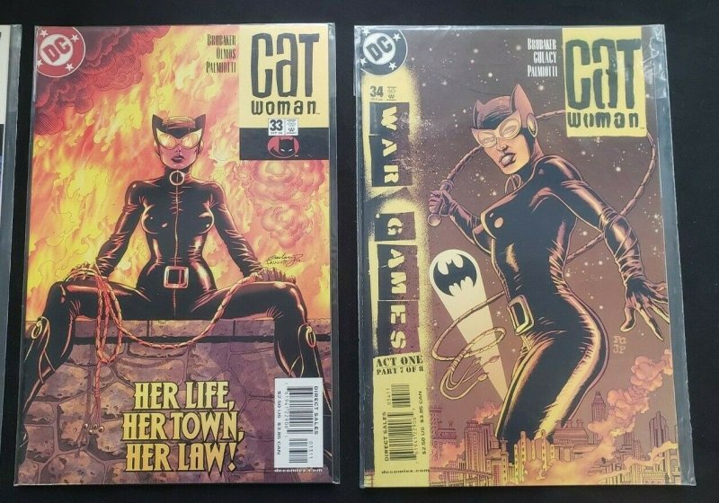CATWOMAN 10PC (VF/NM) WAR GAMES, ICED BY ZEISS, TRUE ROMANCE? 2004-05