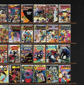 Huge Lot 150+ Comics with Power Pack, Psi Force, Fantastic Four & More!