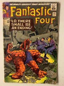 Fantastic Four #43 Dr. Doom appearance 3.0 (1965)