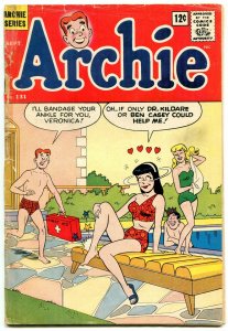 Archie #131 1962- Betty & Veronica- swimsuit cover F/G
