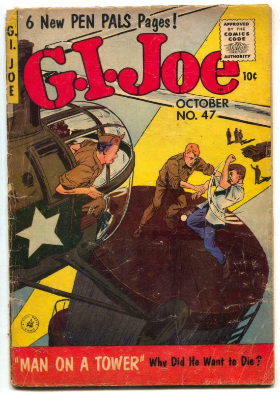 G.I. Joe #47 1956- Silver Age war comic VG 