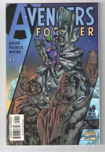 AVENGERS FOREVER #1,#9 NM -KEY COMICS RE KANG!!TIME KEEPERS/HE WHO REMAINS!