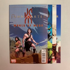 John Carter World Of Mars #1-4 Set (Marvel 2011) 1 2 3 4 Peter David (8.5+)  