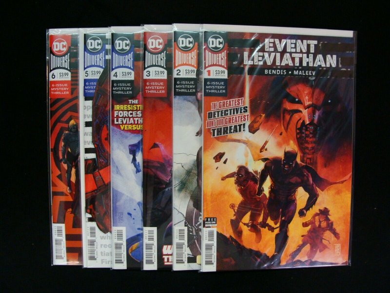 Event Leviathan #1-6 Cover A Complete Set Run DC 