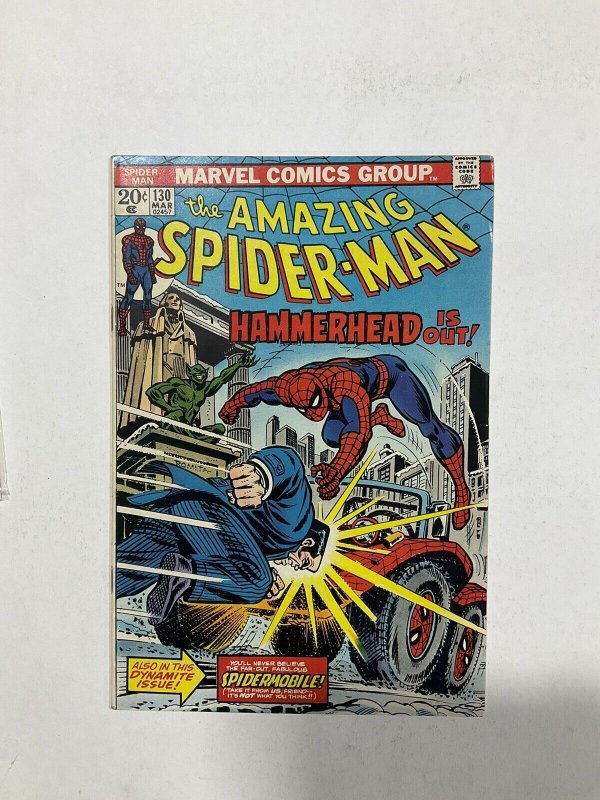 Amazing Spider-Man 130 Very Fine Vf 8.0 1st Spidey Mobile marvel