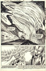 Strange Tales #9 p.11 - Doctor Strange & Kaluu End Page - 1987 Terry Shoemaker