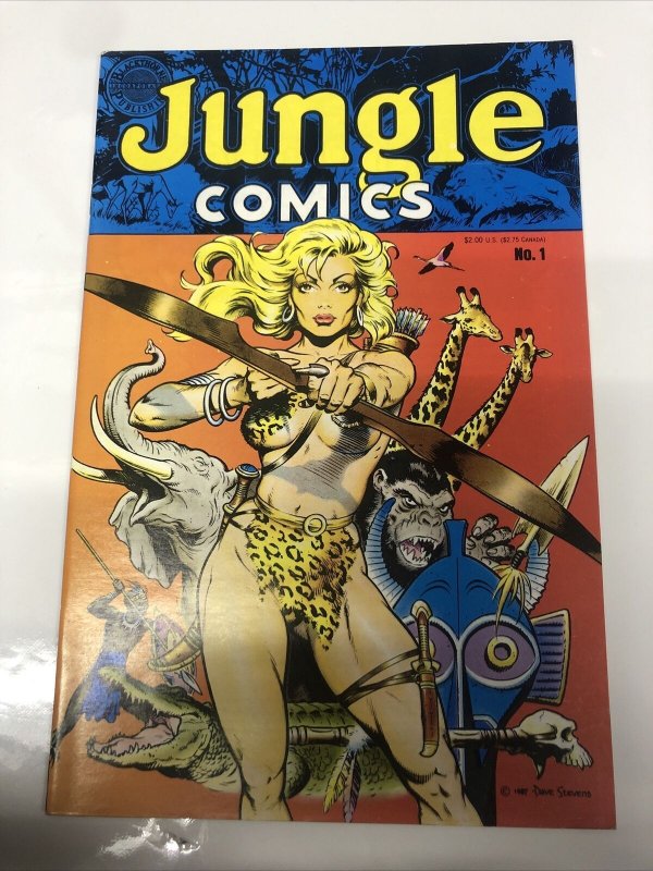 Jungle Comics (1988) # 1 (FN/VF) Variant Cover  • Dave Stevens • Bruce Jones