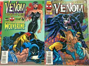 VENOM TOOTH & CLAW#1-3 VF/NM LOT 1996 MARVEL COMICS