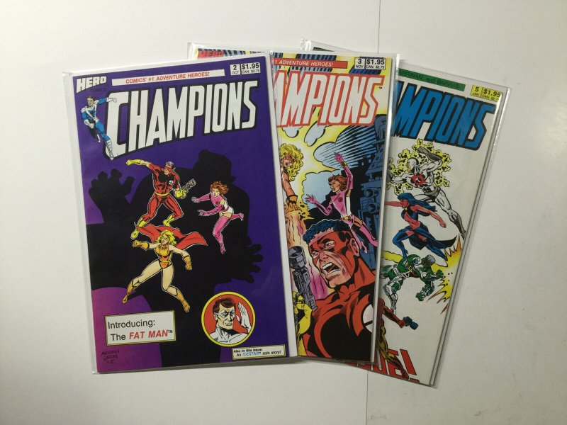 Champions 1-6 Mini Series 2 3 5 6 Lot Run Set Near Mint Nm Eclipse Comics