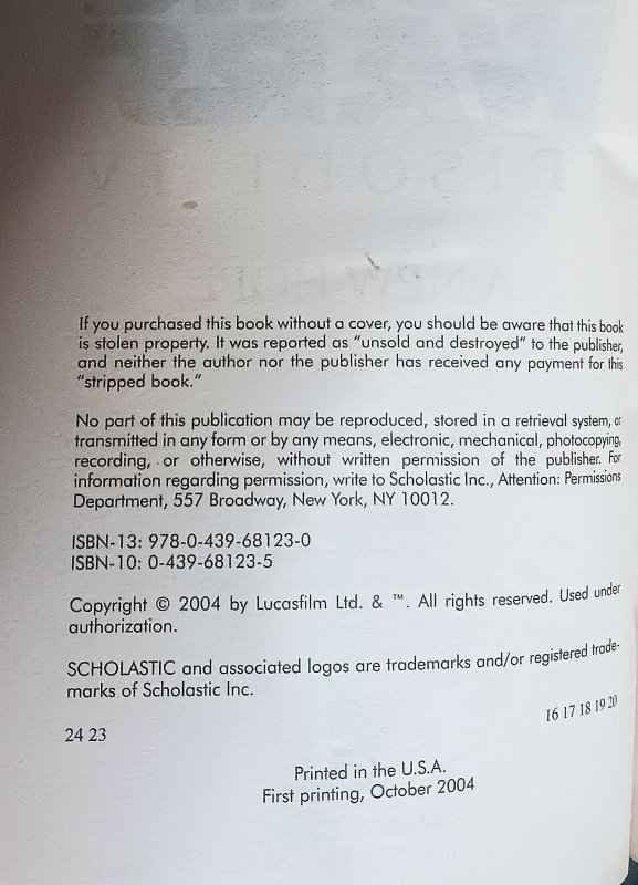 STAR WARS TRILOGY: A NEW HOPE EPISODE IV (2004) RYDER WINDHAM | 1ST PRINT