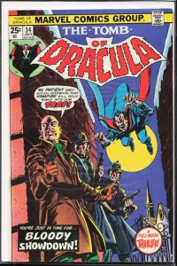 Tomb of Dracula #34 (1975) Tomb of Dracula