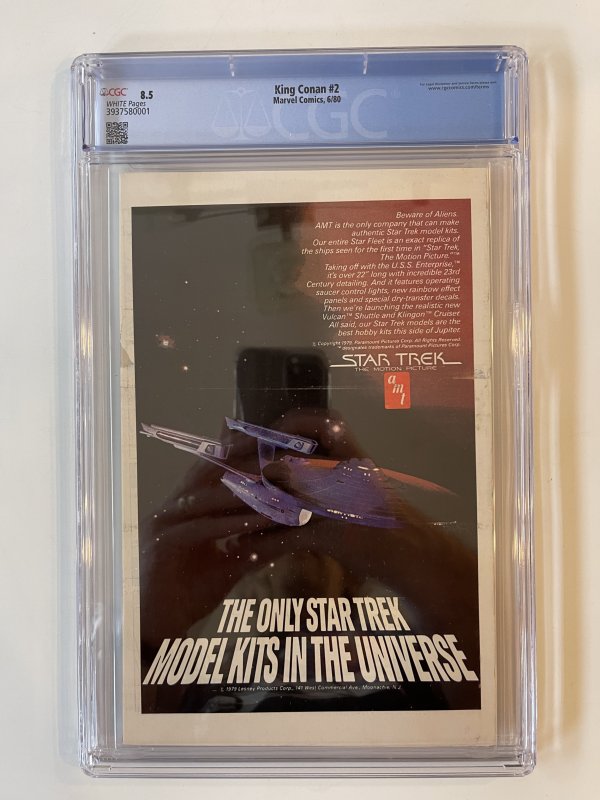 King Conan #2 CGC 8.5 Newsstand  (1980)