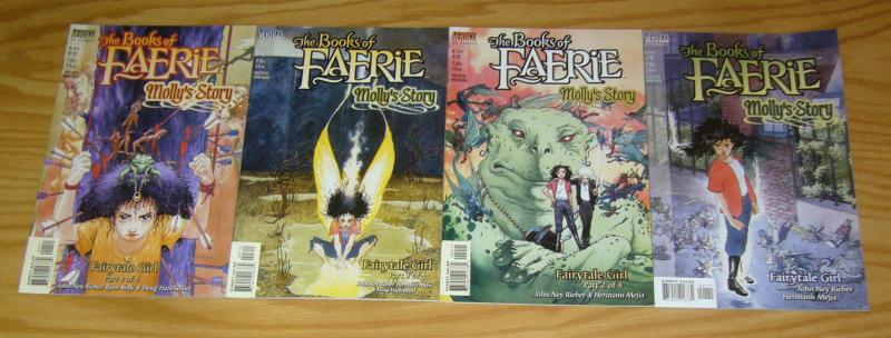 Books of Faerie: Molly's Story #1-4 VF/NM complete series - charles vess 2 3 set