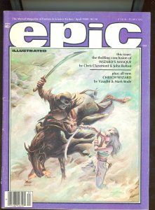 Epic Illustrated #23 (1984) Marada: The She-Wolf