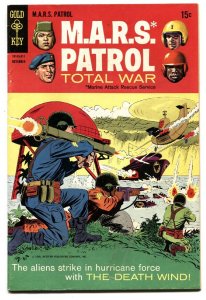 M A R S PATROL TOTAL WAR #7 BATTLE COVER 1968 GOLD KEY vg