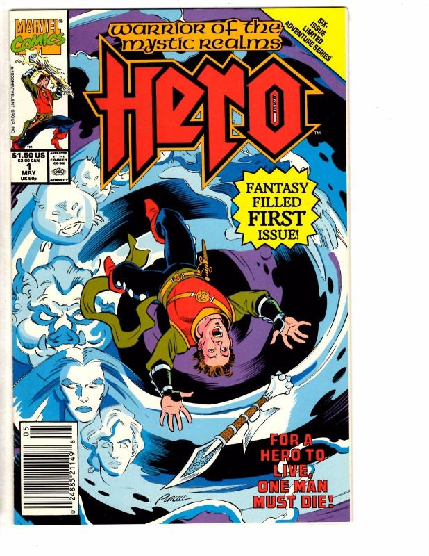 Lot Of 3 Warrior Of The Mystic Realms Hero Marvel Comic Books # 1 2 3 HJ6