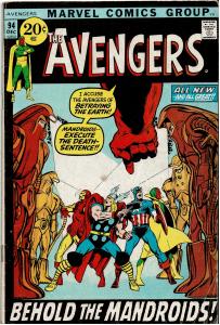 Avengers #94,  5.0 or better