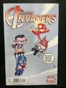 All-New Invaders #1 VF/NM 2014 Skottie Young Marvel Comics C135A