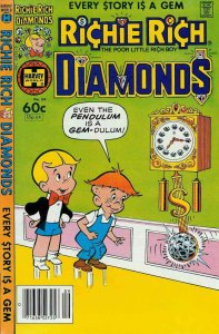 Richie Rich Diamonds #54 FN ; Harvey | September 1981 Clock Cover