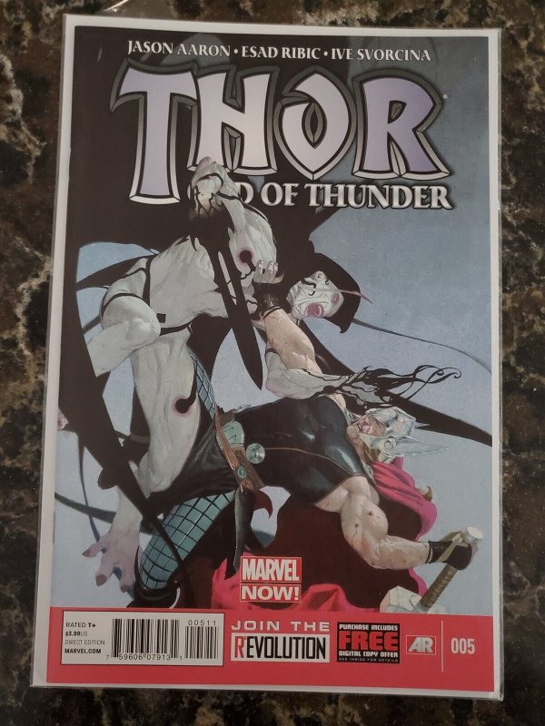 Thor God of Thunder #5 Marvel (13) NM+ or Better