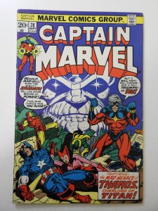Captain Marvel #28 (1973) FN- Condition!