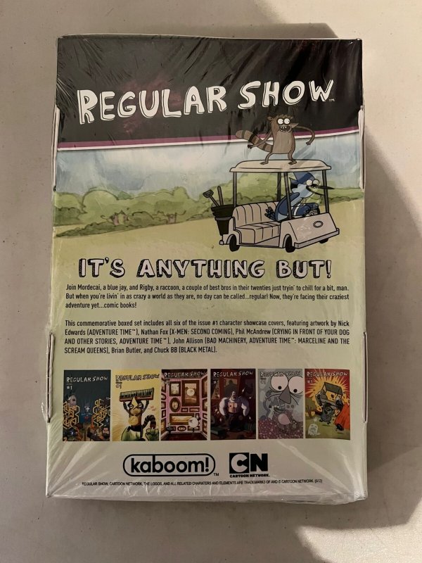 Regular Show #1 Boxed Set – Kaboom! – Character Showcase Covers – Sealed
